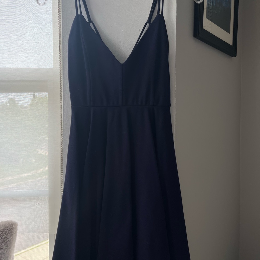 Windsor Blue Spaghetti Strap Sundress for Cocktail